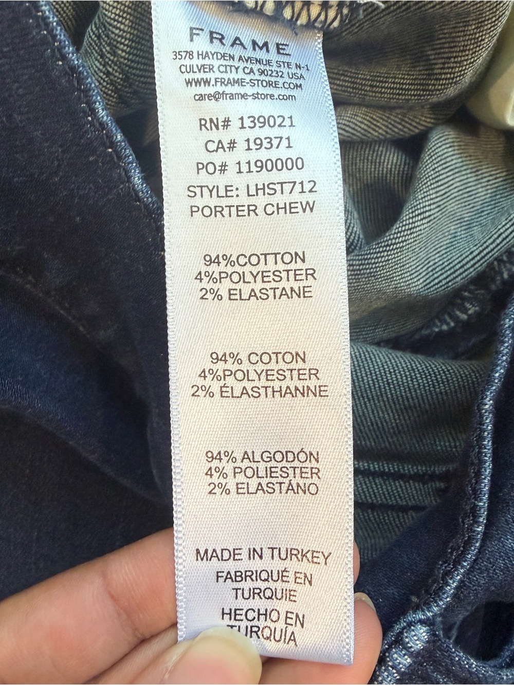 Frame Le High Straight Leg Jeans - Picture 8 of 8